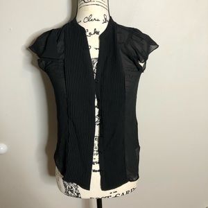 H&M Sheer Black Blouse
